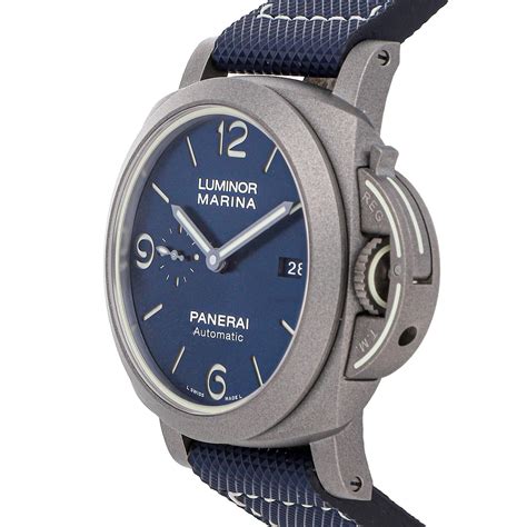 Panerai Luminor Marina 44mm Pam01117 Complete Set Mint .